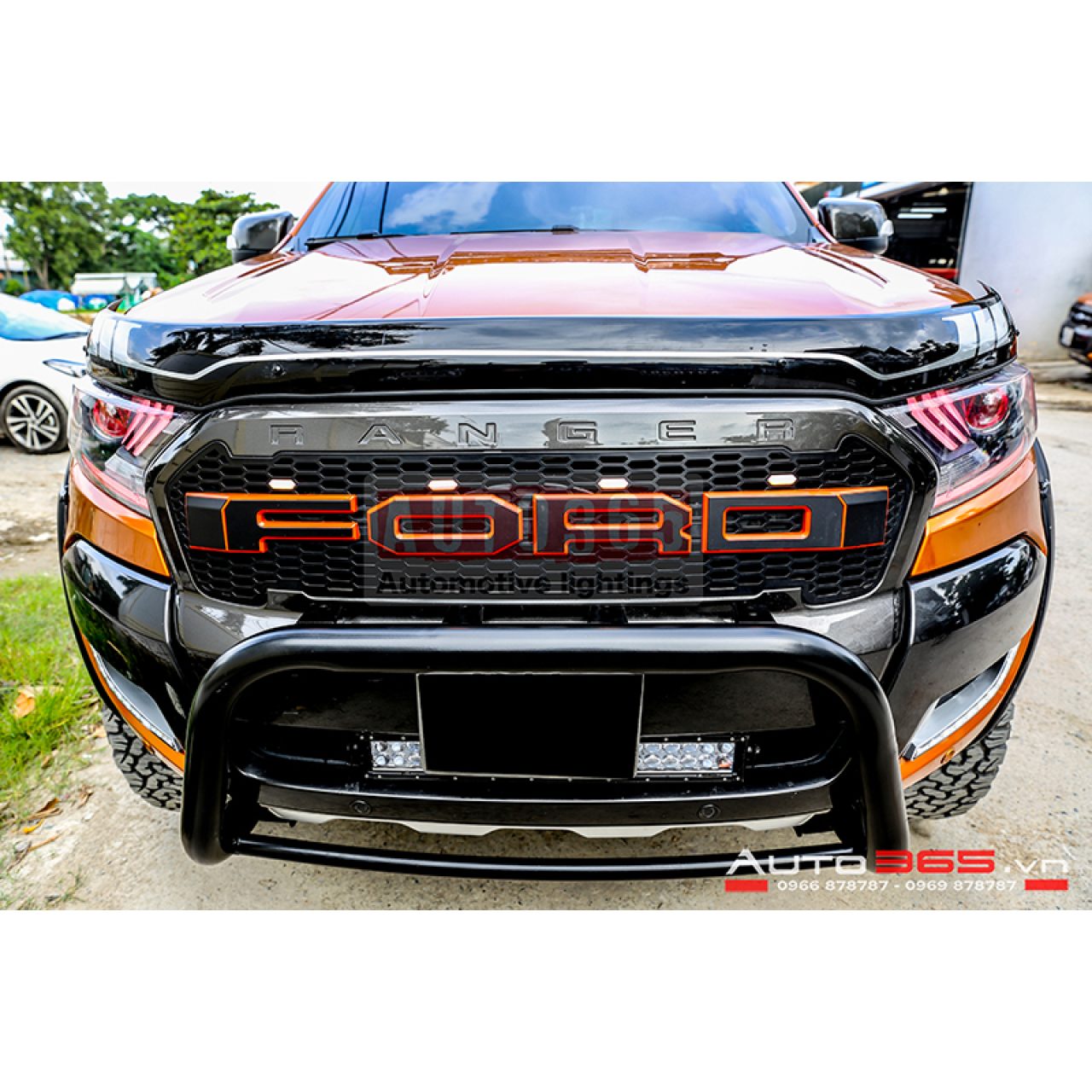 CẢN TRƯỚC CHỮ U CHO XE BÁN TẢI FORD RANGER - Hình 1